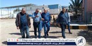 زيارة تفقدية لـ رئيس شركة مياه مطروح بمدينة السلوم - الهلال الإخباري
