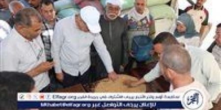 محافظ المنيا يتفقد محصول القمح فى صومعة البهنسا ببنى مزار - الهلال الإخباري