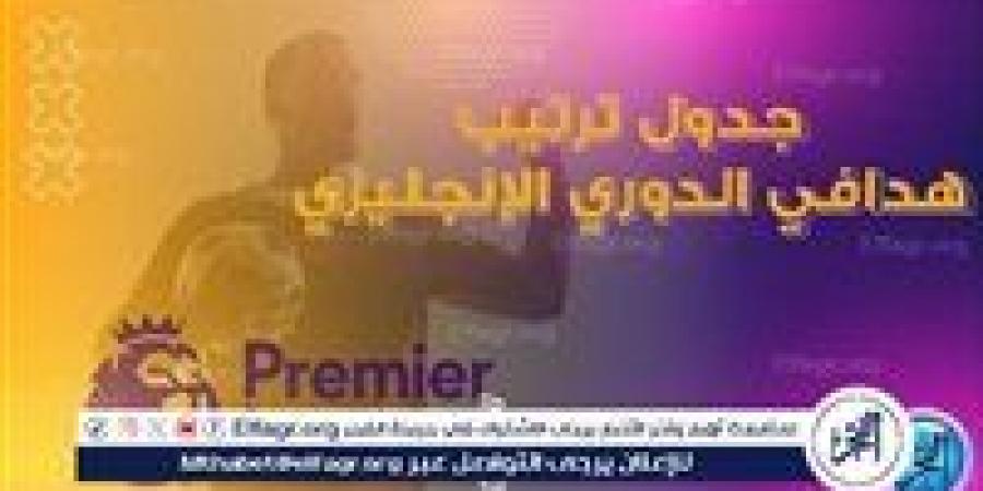 ترتيب هدافي الدوري الانجليزي قبل لقاءات اليوم - الهلال الإخباري