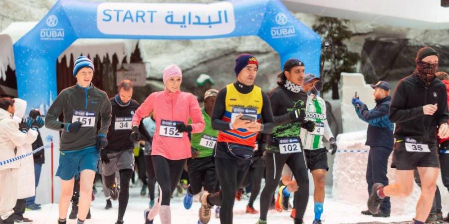 تحضيرات مكثفة لسباق دبي للجري الثلجي - الهلال الإخباري