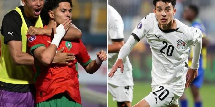 مصر تواجه المغرب في نصف نهائي كأس أمم إفريقيا للشباب غداً الخميس - الهلال الإخباري