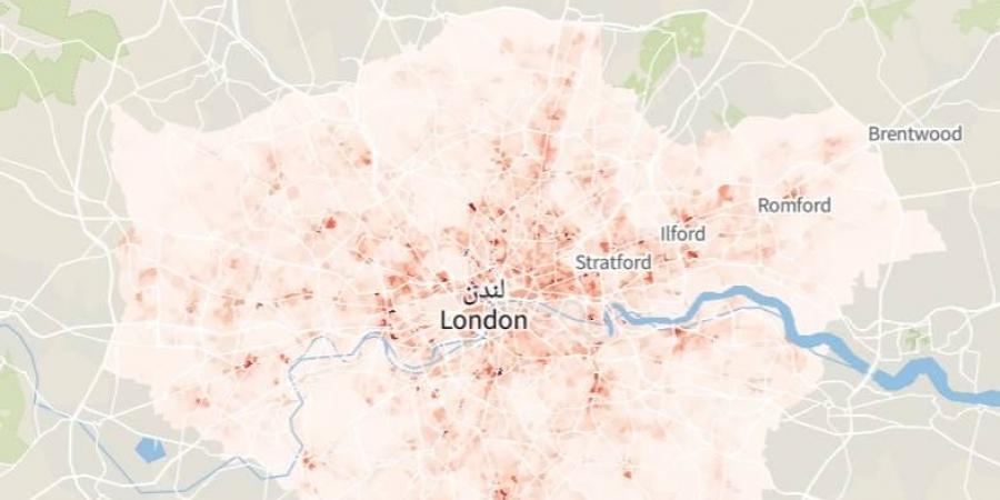 5000 منطقة في 32 حياً بلندن بؤر جرائم عنيفة - الهلال الإخباري