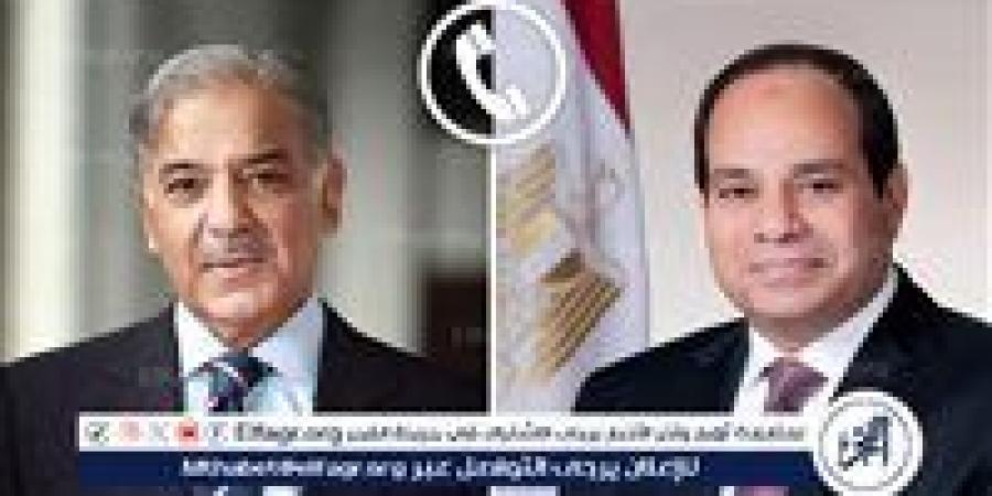 السيسي يتلقى اتصالًا من رئيس وزراء باكستان: تأكيد على وقف النار بين نيودلهي وإسلام آباد وتنسيق مشترك لدعم غزة - الهلال الإخباري