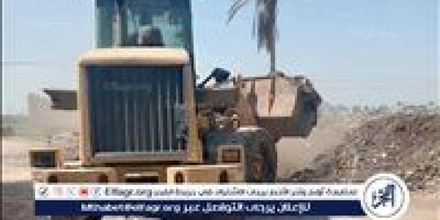 رفع 147 طن مخلفات بمركز صدفا فى أسيوط - الهلال الإخباري